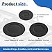 Jupiyas 5Pcs Gas Stove Burner Caps Replace for W10832694, Range Cooktop Surface Burner Cap Compatible with Whirlpool, Replace for W10597133 AP5988633 PS11727796 4363154