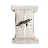 DIYthinker Gamberetti Discover World Marine Organismo Supporto del Tessuto del Coperchio della Carta Cotone di Tela di immagazzinaggio Contenitore di Regalo 17x27cm