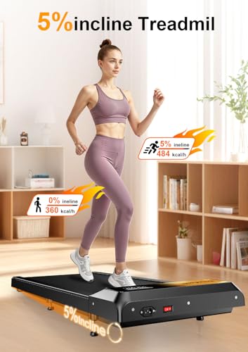 Walking Treadmill Pad with Incline,Walking 2.5HP for Home and Office, 265Lbs Weight Capacity,Treadmill with APP &Remote Control, LED Display - Thumbnail 4