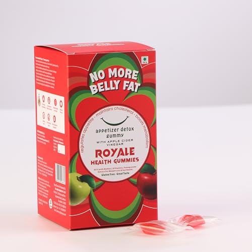 Royale Health Weight Loss Gummies | ACV with Mother in a Delicious Form |Boosts Metabolism & Improves Digestive Health | Vitamin B12 supplement | 30 Gummies Pack for Men & Women…