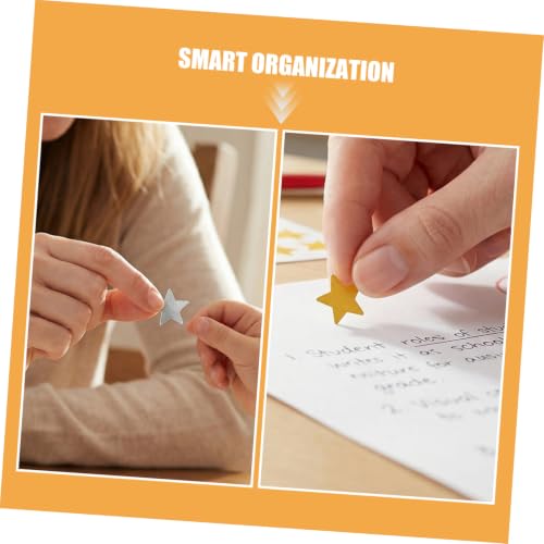 DIYEAH 30sheet Small Colorful Star Stickers for Motivational Reward Paper Stickers with Easy Peel and Stick Feature, Portable Creative Star Shape for Classroom, Homeschool, and Arts - Image 3