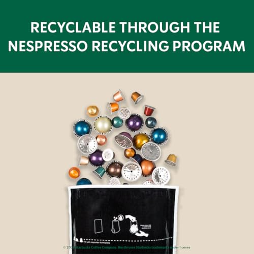Starbucks by Nespresso Flavored Variety Pack Coffee, 30-count Coffee Pods, Brews 7.8 oz.