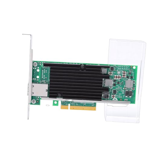 Tarjeta de red PCIE RJ45 10 GB controlador X540-T1 para virtualización masiva