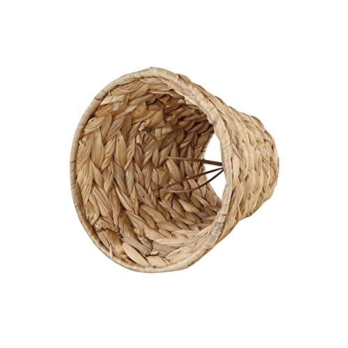Aspen Creative 51004 Empire Clip On Chandelier Water Hyacinth Lamp Shade, 3" Top x 6" Bottom x 4-3/4" Slant Height by Aspen Creative - Image 3