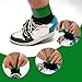 XIHIRCD 2 Pairs Wrestling Ankle Bands, 12.91x2.28in Hook Loop Scoring Bands Red & Green Tournament Straps Soft Vinyl Wrestling Officials Gear for Referee Coach Athletics