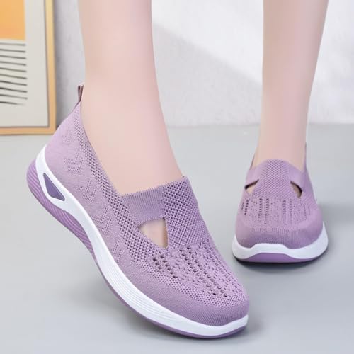 Orthopedic All-Day Comfort Sneakers, Slip-On Soft Comfortable Womens Sneakers, Slip-On Lightweight Flat Soft Shoes2