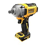 El mar te sonríe DeWalt Llave Impacto sin escobillas XR 18V 1/2\" Par Medio 812Nm con anillo de retención sin cargador/batería con maletín TSTAK, Multicolor