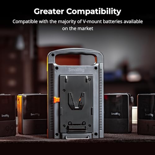 SmallRig V Mount Battery Charger, Dual Channel V-Mount Battery Charging - image 3