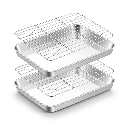 TeamFar Stainless Steel Pan with Rack