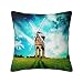 Funda De Cojínes 45x45cm Granja de Molinos de Viento Funda De Cojín Hogar Decorativo Almohada para Sofá Dormitorio Sala Cama Hogar Coche Sillas