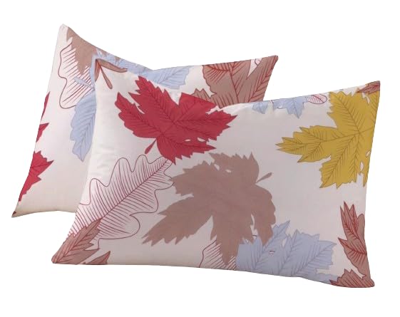 Image of RD TREND 210 TC Premium Glace Cotton Assorted King Size Printed Floral Design Pillow Cover -18 inchX28 inch Inches,(Pack of 6) of Any 12 Pieces Color Multi-7