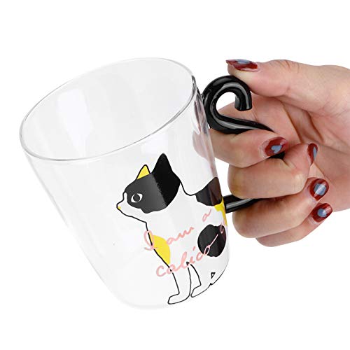 Coffee Tea Mugs, Animal Shaped Cute Handmade Mugs Funny Cat Mug Novelty Gift for Kids Cat Lovers(White cat) - Image 4
