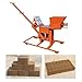 Portable Manual Brick Making Machine for Remote Builds Concrete Block Maker with Easy Setup Hole Making Tool