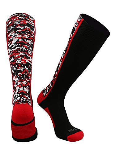 Image of TCK Digital Camo OTC Socks for Youth & Adults - High Performance Team Athletic Socks for Baseball, Football & Lacrosse, USA