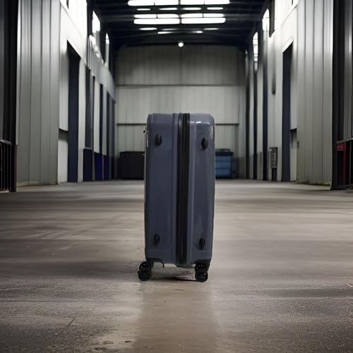 Image of Aristocrat Fortuner Check-in 65 Cm(Medium) Polypropylene 360 Degree 8 Wheels Trolley Bag for Travel Hard Case Luggage, Lightweight with TSA Lock & Robust Trolley with 3 Yrs Warranty (Slate Grey)