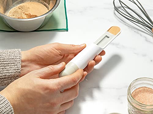 Adjustable-Measuring-Spoon-For-Cooking-Baking-Durable-Adjustable-Measuring-Spoon-With-9-Stalls--Tsp-1-Tbsp-Save-Kitchen-Space-Accurately-Measure-Ingredients-Adjustable-Measure-Tool