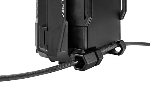 Vosker 2 Keys Cable Lock For Security Cameras | 6 Feet Long Flexible Braided Steel | Universal Locking Cable And Flexible Lock Cable (Protection Box Support) #TOP4