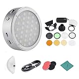 GODOX R1 RGBビデオライト 丸型 LEDビデオライト 2500K〜8500K CRI 98 磁気吸着機能 OLEDパネル AK-R1ポケットライトアクセサリーキット付き ビデオ録画用 ポートレート静物写真など用 GODOX R1 RGBビデオライト 丸型 LEDビデオライト 2500K〜8500K CRI 98 磁気吸着機能 OLEDパネル AK-R1ポケットライトアクセサリーキット付き ビデオ録画用 ポートレート静物写真など用