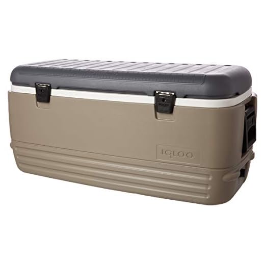 Igloo Sportsman 120Qt Rugged Ice Retention Cooler, sandstone