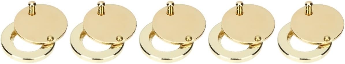 DOITOOL 5pcs Heavy Duty Rotating Privacy Door Viewer Cover Peep Hole Cover for Home Security