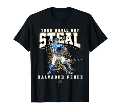 Thou Shall Not Steal Salvador Perez Kansas City MLBPA T-Shirt