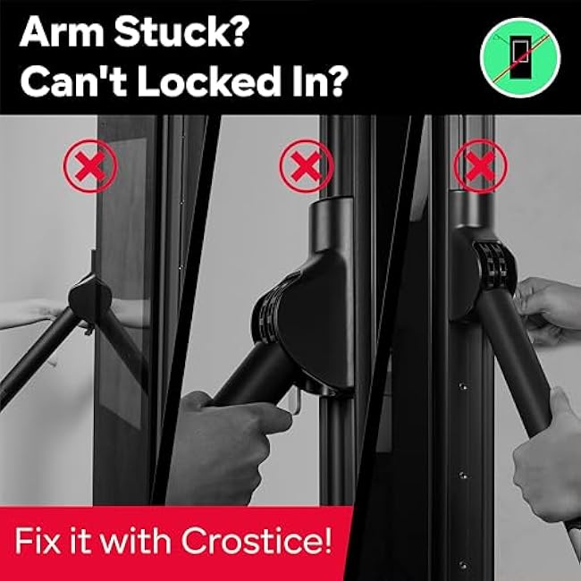 Arm Plunger Pin Compatible with Tonal Home Gym Machine, Robust Upgraded Locking Pin Assembly Replacement Kit for Repairing Broken Arm Stuck Issues, Backup Plungers Accessories, Set of 2