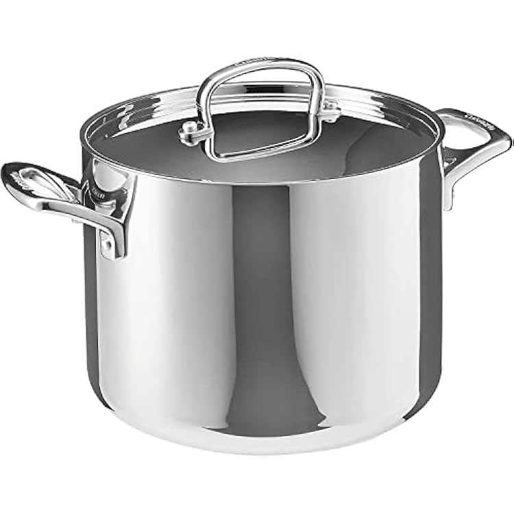 Cuisinart 11-Piece Cookware Set, Chef's Classic Stainless Steel Collection 77-11G & French Classic Tri-Ply Stainless 6-Quart Stockpot with Cover