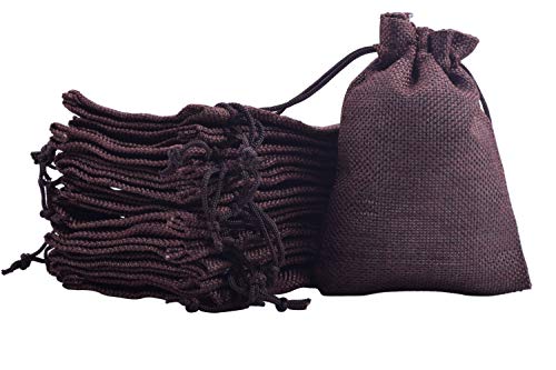 50 9,3 x 13,5 cm rost Hanf/jutesäckchens Cover