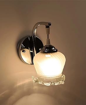 Mahganya Industries Designer Home Decorative Modern Wall lamp for Living Room for Indoor Application Without Bulb (White) 1 - image, photos