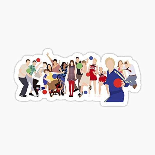 Glee Characters Sticker - Sticker Graphic - Auto, Wall, Laptop, Cell, Truck Sticker for Windows, Cars, Trucks