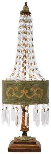 Dimond Lighting 93-650 Eiffel 1-Light Traditional Table Lamp, 8" X 25", Parisian Moss #TOP18