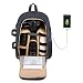 Produktbild Selighting DSLR Kamerarucksack Fotorucksack Rucksack Kamera wasserdichte Kameratasche für Canon Nikon Sony mit Stativhalterung (Gelb-USB)