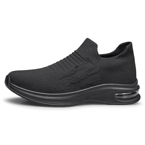 Image of vibdiv Shoes for Men Sock Sneakers Pull-on Casual Lightweight Breathable Comfortable