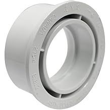 Canplas 192754 PVC DWV Flush Bushing, 3 x 2-Inch, White