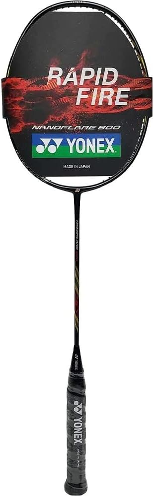 Yonex Nanoflare 800 Badminton Racket, Matt Black (Choice of Grip, String & Tension)