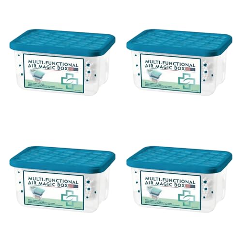 4pcs Multifuncional Air Magic Box, Purificador De Aire, Cajas Mágica Atrapa Polvo, Atrapa Polvo Casa, Frescura De Larga Duración, Para El Hogar De La Oficina Del