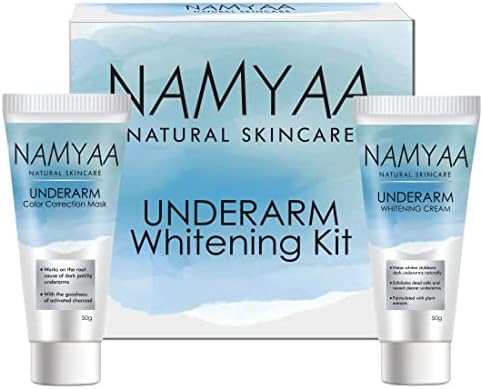 Namyaa Dark Underarm Kit -Underarm cream and color correction mask, 100 gram, Pack of 2