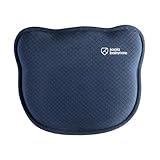 KOALA BABYCARE Babykissen Plagiozephalie, abnehmbar (mit Zwei Kissenbezügen), hilft EIN Plattkopfsyndrom vorzubeugen und zu behandeln. Aus Memory Foam