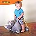 WALIKI Bouncy Horse Hopper | Inflatable Hopping Horse for Kids | Jumping Horse (Rhino)