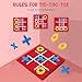 Imagen de Piucrty Tic Tac Toe Juego Mini 12 Piezas Obsequios Útiles Regalos de Cumpleaños Infantiles Regalos de Fiesta Empleo Tictactoe Give Aways Pinata Relleno Niños Pequeños Juguetes Tombola Precios Bolsa
