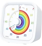 Amazon.com: Yunbaoit Visual Timer with Protective Case, Rainbow Disk 60 ...