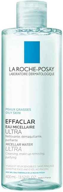 La Roche-Posay La Roche-Posay Effaclar Micellar Water Ultra for Unisex 13.5 oz Cleanser, 400 mlWaterUltrafor Unisex 13.5 oz Cleanser, 400 ml