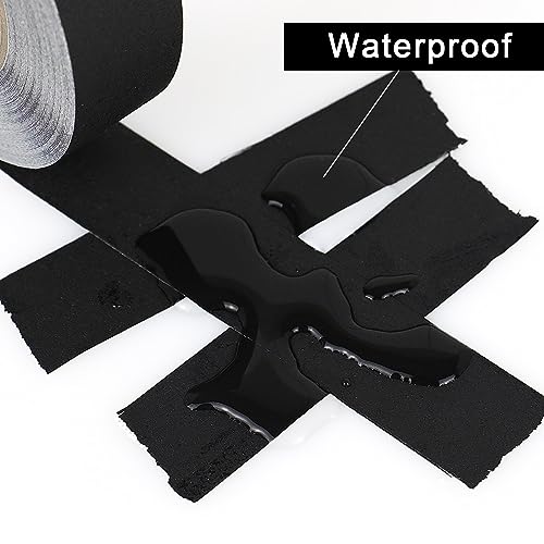 Image of BOMEI PACK Black Gaffer Tape, Matte Non-Reflective, 1inch x 30yds No Residue Hand Tear Self-Adhesive Gaffer Tape for Labeling, Cable, Stage, Photography, Painters and Duct Repair, 1 Pack