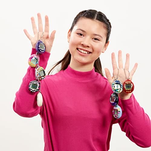 BANDAI Tamagotchi Original Dreamy Shell | Tamagotchi Original Cyber Pet 90s Adults And Kids Toy With Chain | Retro Virtual Pets Are Great Boys And Girls Toys Or Gifts For Ages 8+