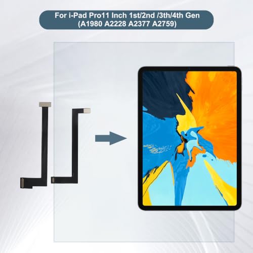 Cable flexible de pantalla LCD premium de alta conductividad para conector iPad Pro 11 A2377 4