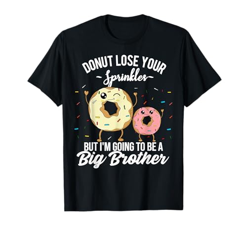 I'm Going to Be a Big Brother Baby Announcement Donut T-Shirt