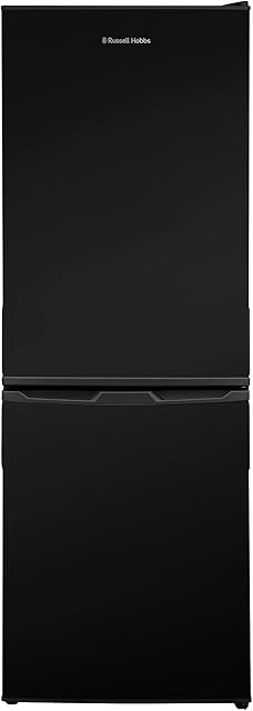 Russell Hobbs Low Frost Black 60/40 Fridge Freezer, 173 Total Capacity, Freestanding 50cm Wide 145cm High, Fast Freeze, Adjustable Thermostat, RH50FF145B, 2 Year Guarantee