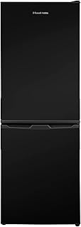 Russell Hobbs Low Frost Black 60/40 Fridge Freezer, 173 Total Capacity, Freestanding 50cm Wide 145cm High, Fast Freeze, Adjustable Thermostat, RH50FF145B, 2 Year Guarantee
