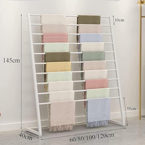 Perchero de pie de metal, solución colgante que ahorra espacio para tiendas y exhibiciones minoristas - imagen 2