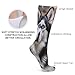 BTCOWZRV Husky Dog Winter Knee Socks for Men Women Fashion Comfortable Thigh-High Socks Warm Breathable Knee Stocking Suitable for Both Indoor Outdoor Activities.
